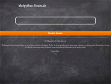 Tablet Screenshot of blutpython-forum.de